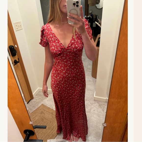 Selkie flutter sleeve silk dress - Picture 9 of 11